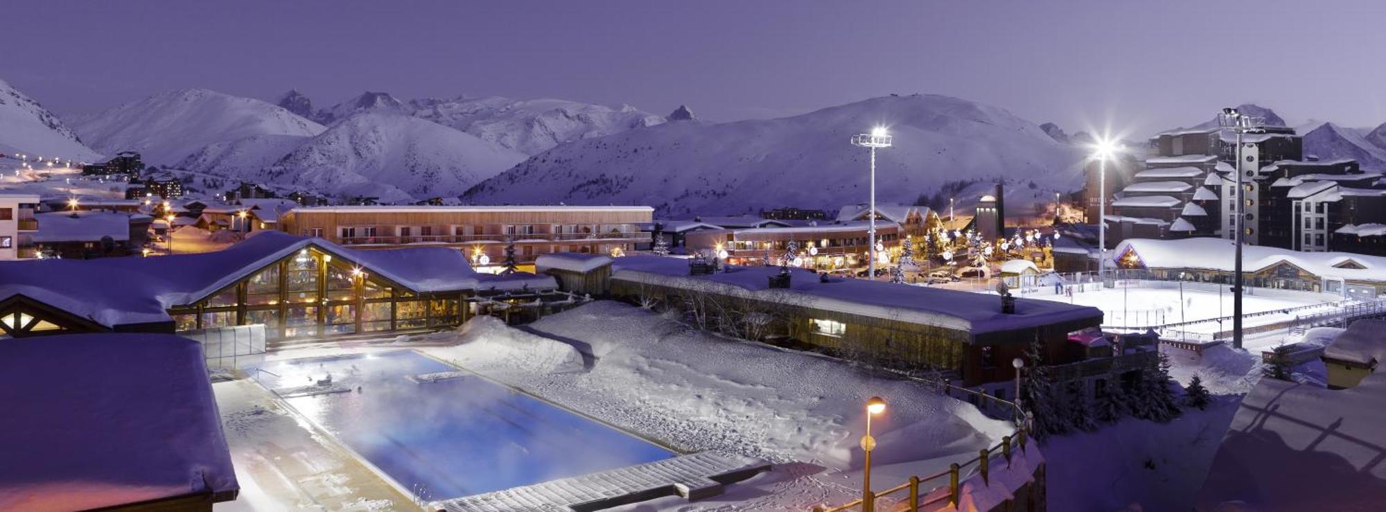Chalet Alpe D'Huez 1850-Sea And Mountain Pleasure Avec 2 Appartements- 1 Appartement 3 Chambres 8 Couchages - 3 Salles D'Eau Et 1 Appartement 5 Chambres 12 Couchages 5 Salles D'Eau - Jacuzzi Et Sauna -Pieds Des Pistes Et Centre Екстер'єр фото