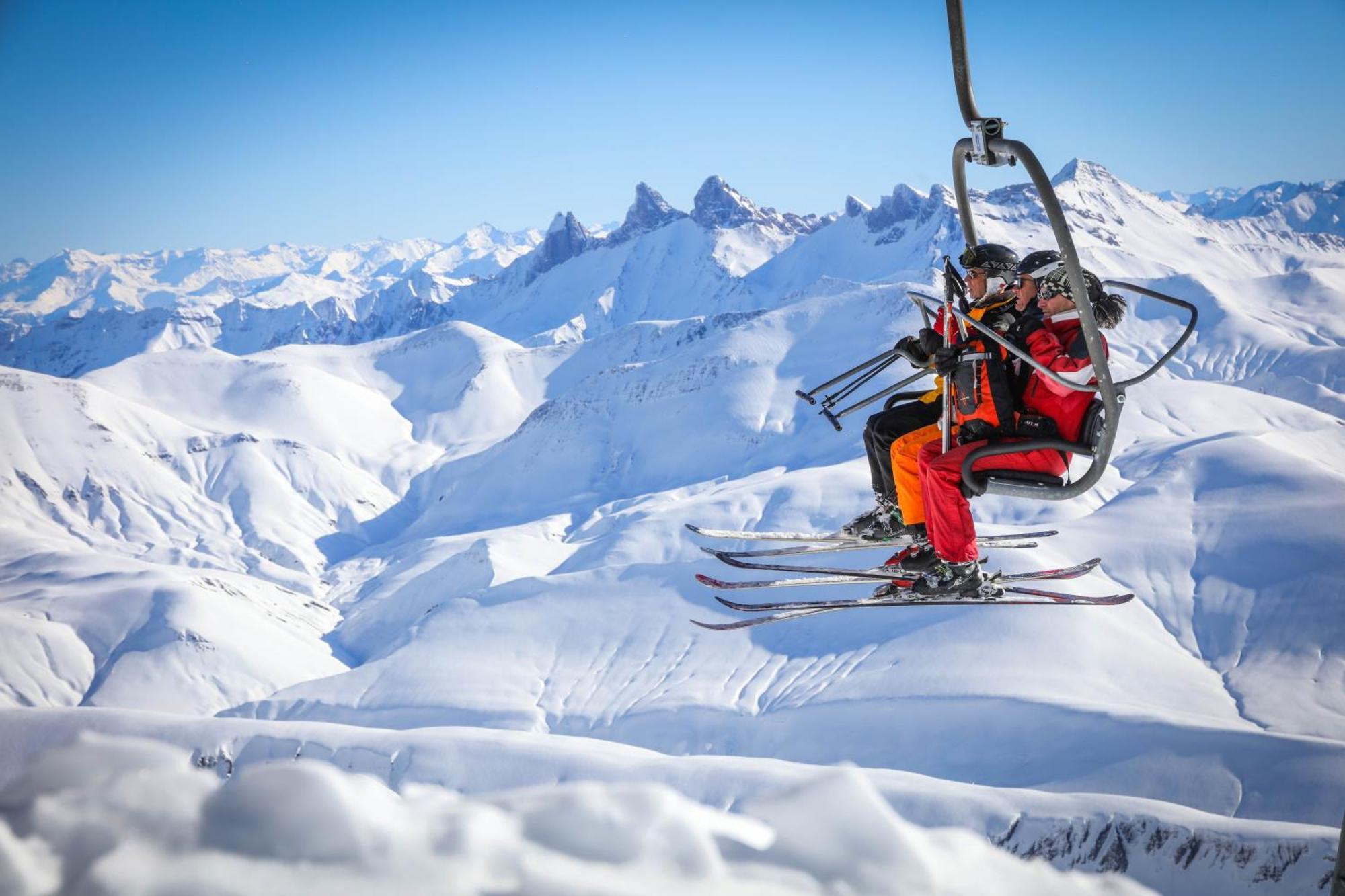 Chalet Alpe D'Huez 1850-Sea And Mountain Pleasure Avec 2 Appartements- 1 Appartement 3 Chambres 8 Couchages - 3 Salles D'Eau Et 1 Appartement 5 Chambres 12 Couchages 5 Salles D'Eau - Jacuzzi Et Sauna -Pieds Des Pistes Et Centre Екстер'єр фото